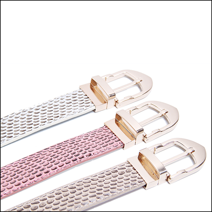 Hot-selling style double faced women's genuine leather belt ol collocations belt