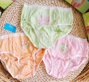 Hot-selling try female child 100% cotton collcction panties child combed cotton bread pants briefs waistband