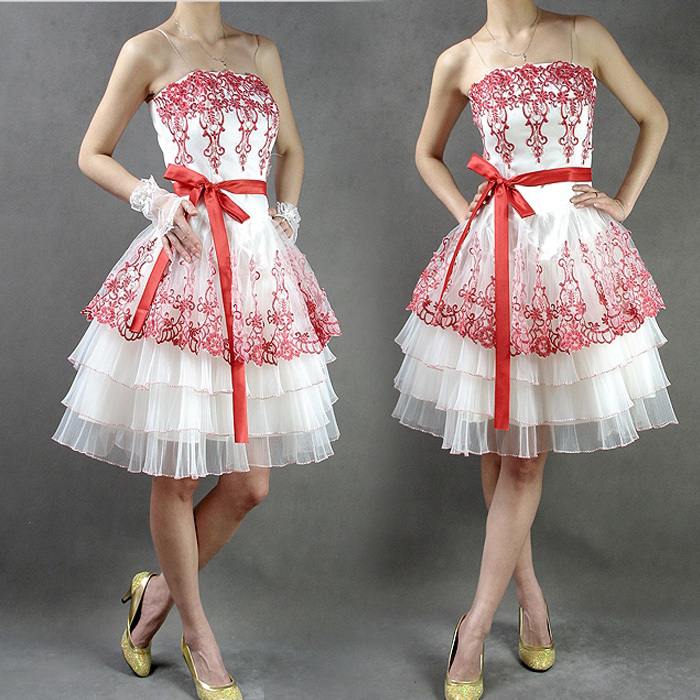 Hot-selling wedding sistance h2138 bag dress