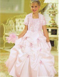 hot selling! white Lovely spaghetti  floor lenght wedding girl dress  kid perform wear  -y-007