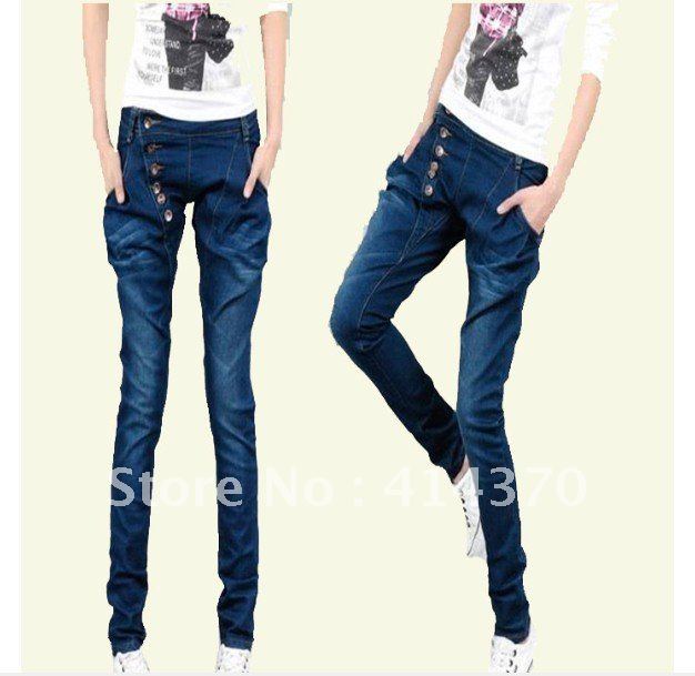 Hot Selling Wholesale lady/women Skinny Jeans Pants Trousers design Slim Denim free shipping