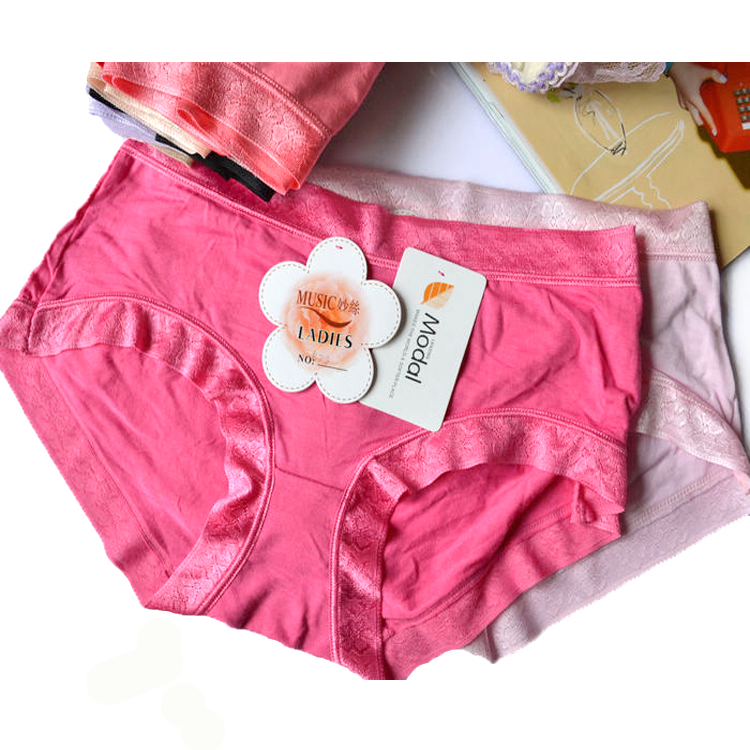 Hot-selling Women women's panty female modal mid waist seamless panties shorts underwear female