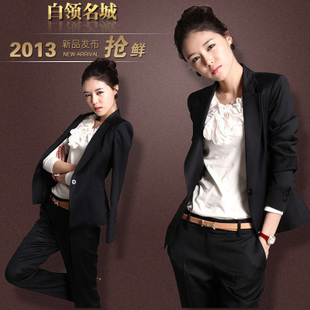 Hot-selling work wear women's set ol fashion taoku elegant slim female suit formal plus size work wear