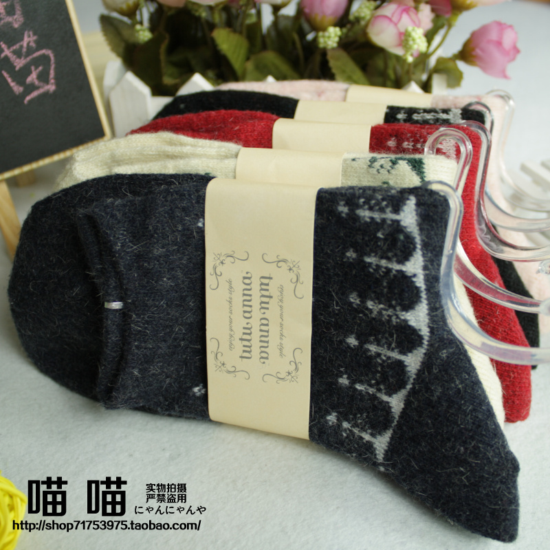 Hot Thickening women's wool socks autumn and winter thick socks Cotton keep warm socks christmas female socks,Free shipping
