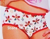 Hot Wholesale Free shipping 100% bamboo fiber comfortable girl's underwear kid's underwear