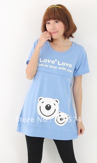 Hot wholesale Free shipping Fashion soft and comfortable maternity tops maternity clothing