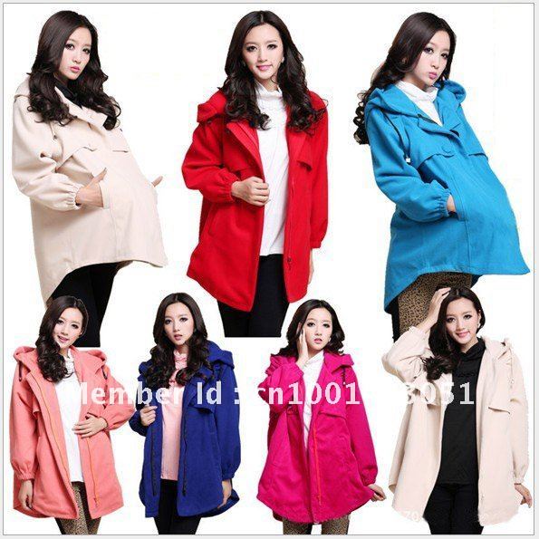 Hot Winter Maternity Coats High-grade Leisure Maternity Trench Coats Thickening Maternity Coats