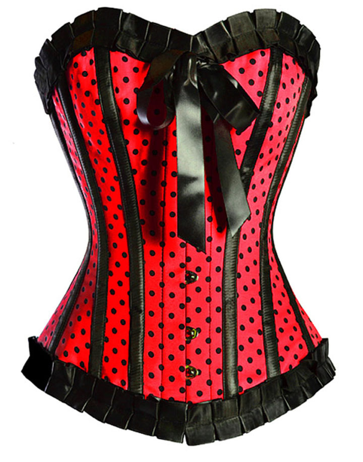 Hot Women shaper Corset(overbust) Sexy Lingerie red Wholesale Retail 1760
