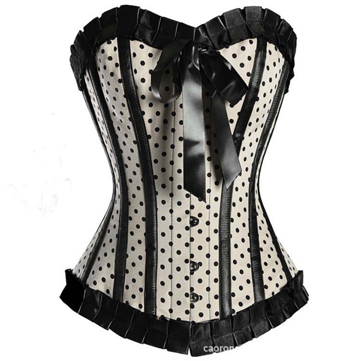 Hot Women shaper Corset(overbust) Sexy Lingerie white Wholesale Retail 1762