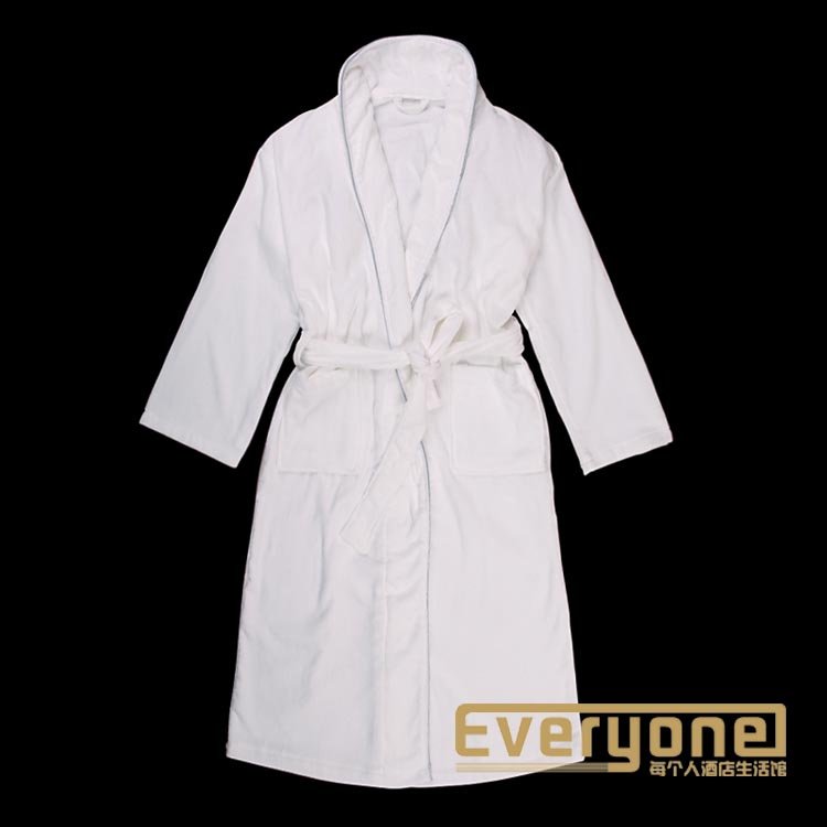 hotel bathrobe for women/free shipping/cotton bath robe/cut pile fabric/top quality