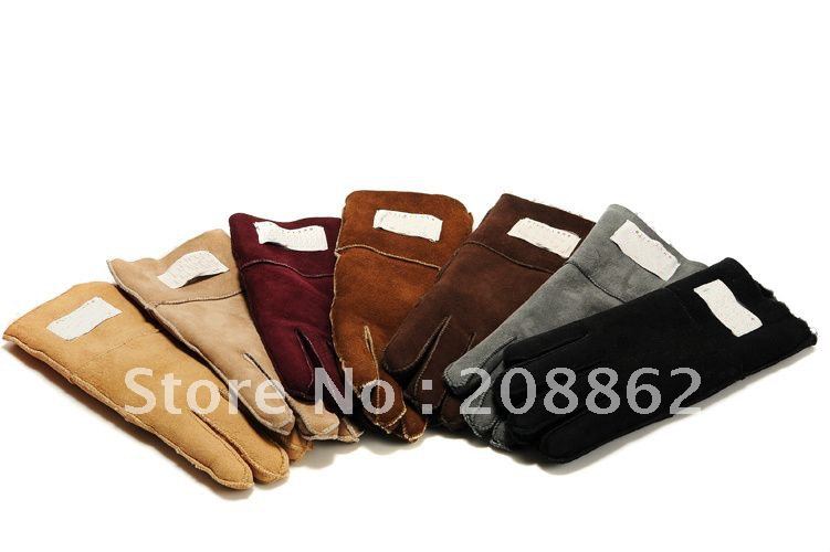 Hotsale New Brand men/women gloves leather gloves wool gloves fashion ladies hands warmers hands protector 7colors Free Shipping