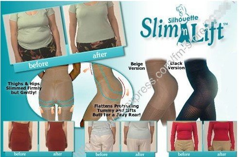 Hotselling 10pcs/lot Beauty Slim N Lift Slimming Pants, 2 colors&6 sizes,high quality ,DHL/FEDEX Free shipping~wholesale&retail