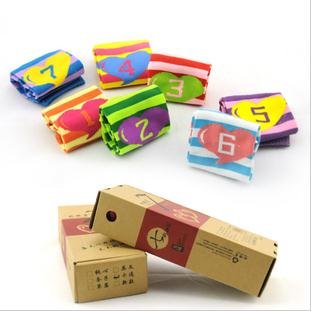 HOTTING candy colors Week sox 7 days female male sox ship boat socks For Men & Women 100% cotton Week Design  Wholesale