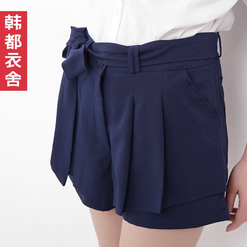 HSTYLE 2012 summer women's high waist solid color shorts ho1142