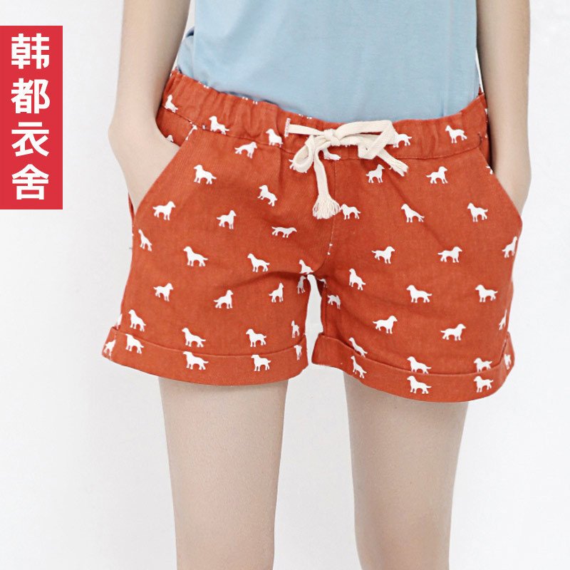 HSTYLE 2012 women's pattern print elastic shorts oi2075 0427