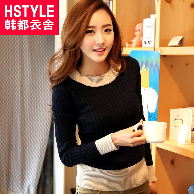 HSTYLE 2013 women's xiaxin slim sweater lz2127