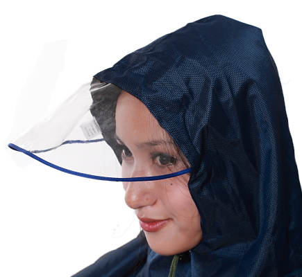 Huahai threesoft thick motorcycle raincoat electric bicycle raincoat double poncho 1.8kg