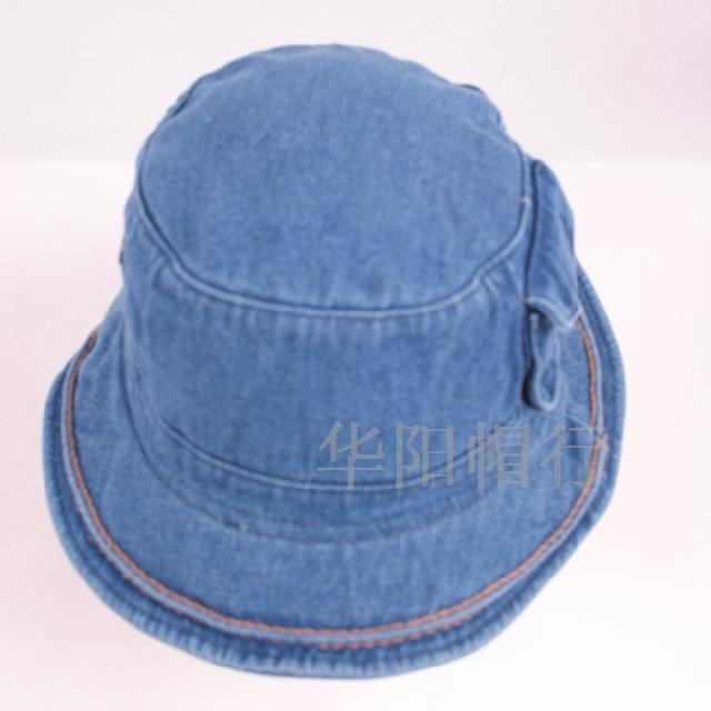 Huayang cap summer hat water wash denim bucket hat sunbonnet quinquagenarian sun hat