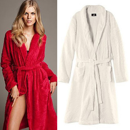 hulihong001 Fashion 2012 coral fleece robe bathrobes autumn and winter sleepwear lovers