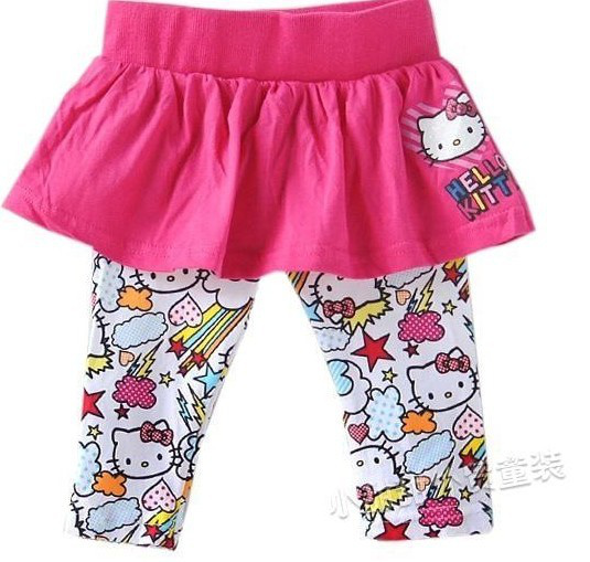 Hy 2013 6 kitty cat culottes female child culottes