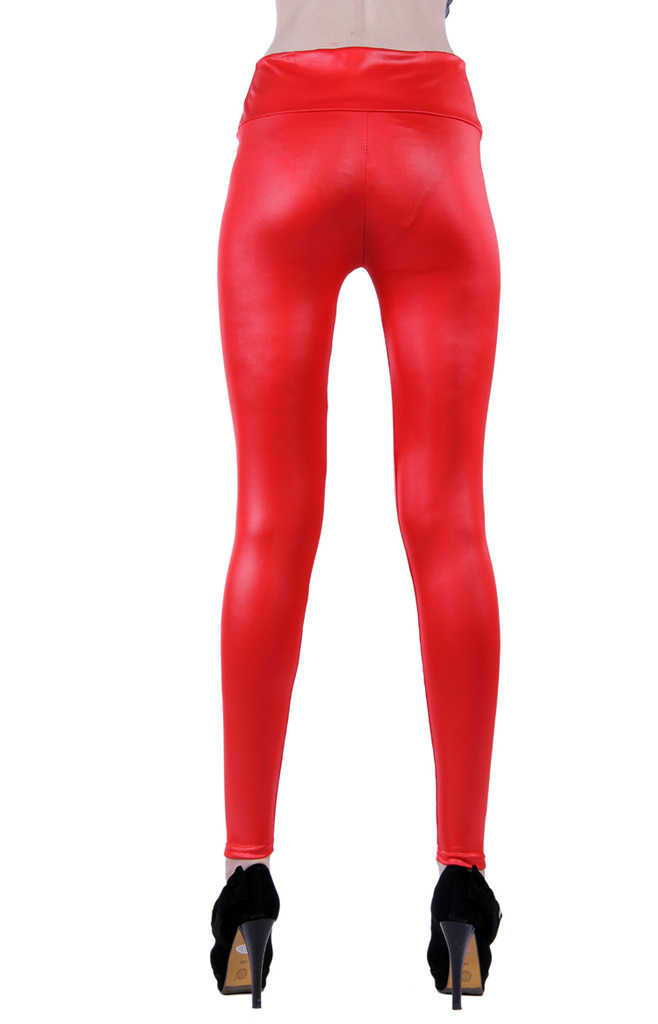 Imitation leather dolphin's skin leggings Free Shipping 3018