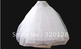 In 2012 the wonderful fairy white fashion four long wedding dresses petticoat PC-051