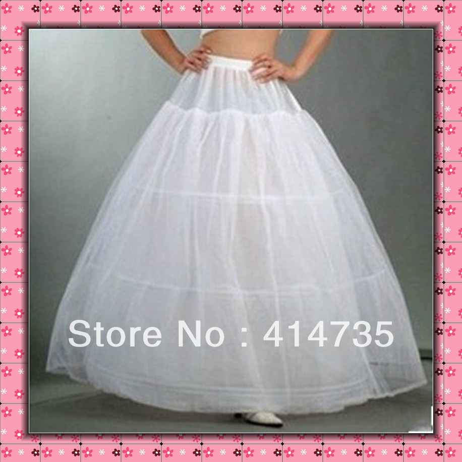 In stock 2013 3Hoops 1T Wedding Accessories Petticoat Adjustable Waist for Ball gown Wedding Dresses