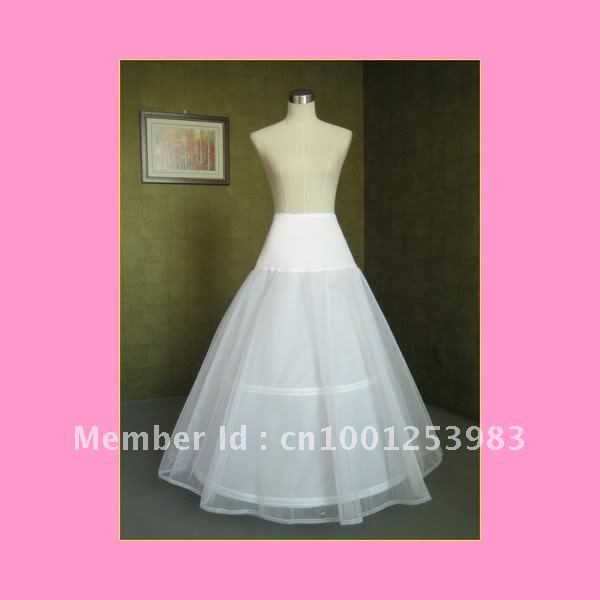 In Stock A-Line White Wedding Petticoat Bridal Slip Underskirt Crinoline For Wedding Dresses Bridal Accessories Hot sale