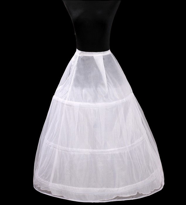In stock  Free shipping  ::Charming attractive  3 hoop 2Layer  Bridal  Petticoats   Wedding  Bridal Underskirt