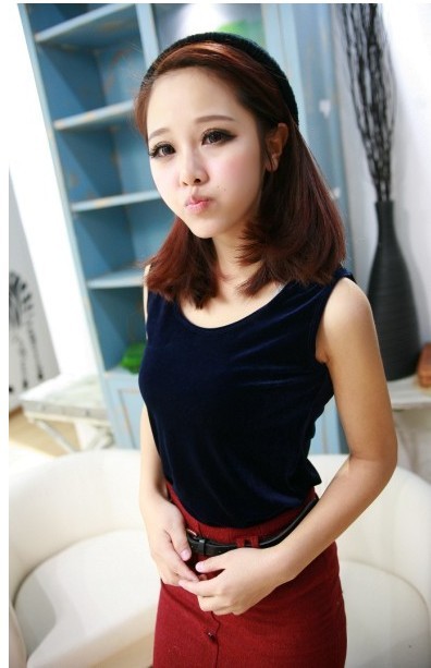 In the spring of 2013 new women retro luxury ride vest pleuche multicolor code