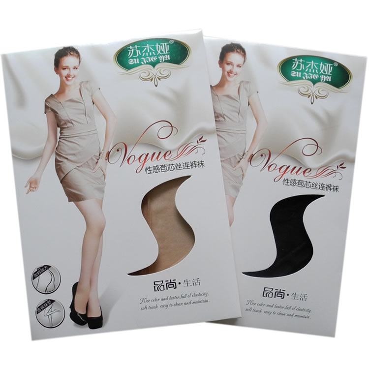 Independent packaging summer pantyhose ultra-thin women's Core-spun Yarn basic rompers stockings