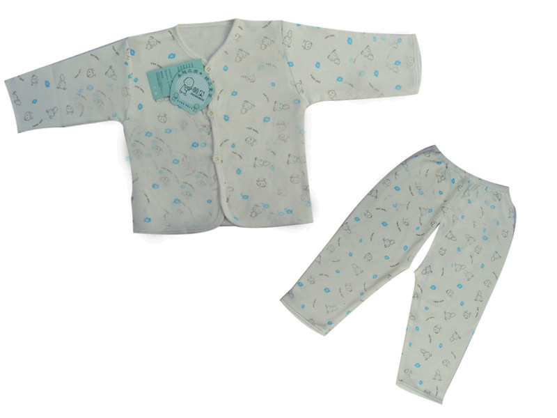 Infant 100% cotton long johns long johns set baby 100% cotton underwear set spring and autumn basic set