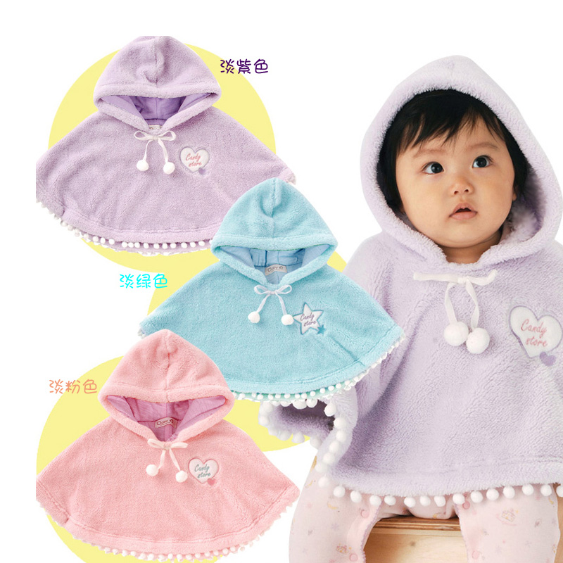 Infant clothes 2013 spring and autumn cloak parisarc blankets top solid color