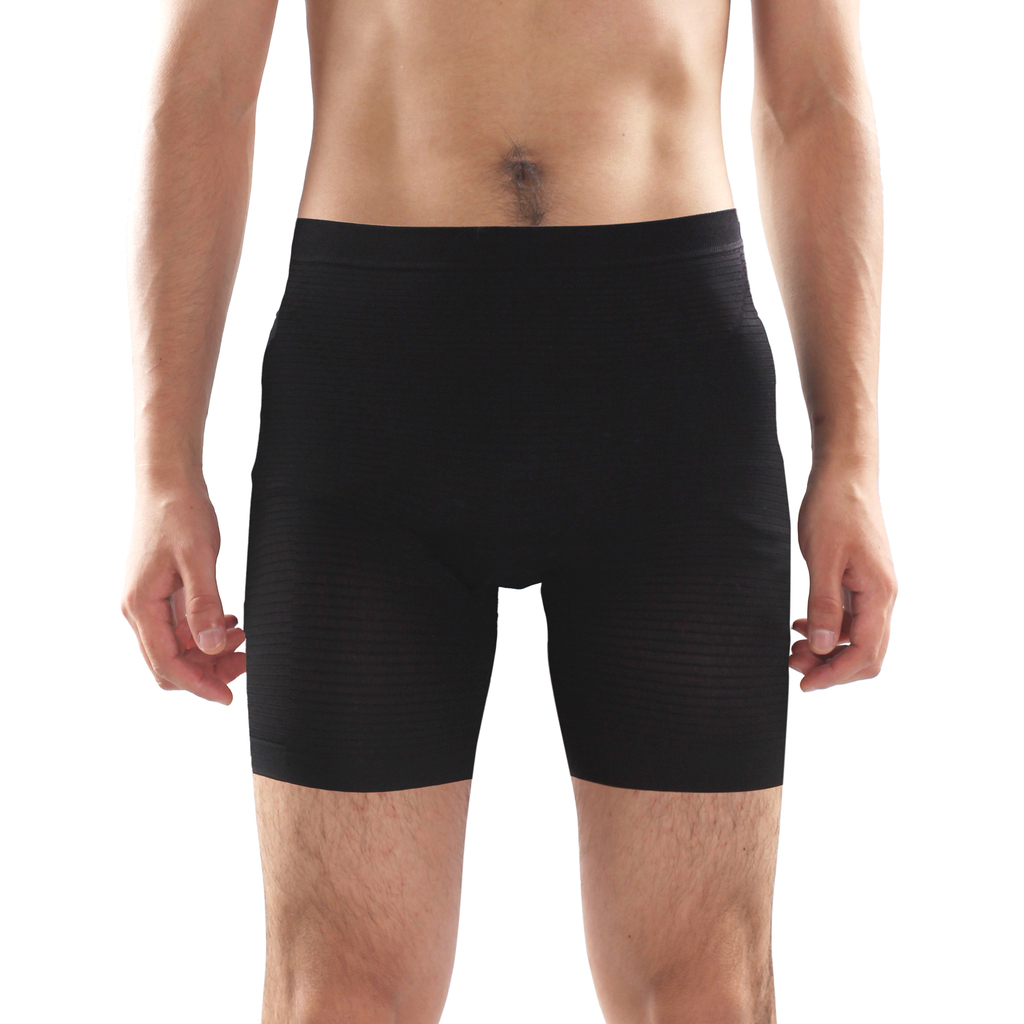 Insmanx male body shaping panties slimming pants abdomen drawing butt-lifting tights mid waist sports shorts