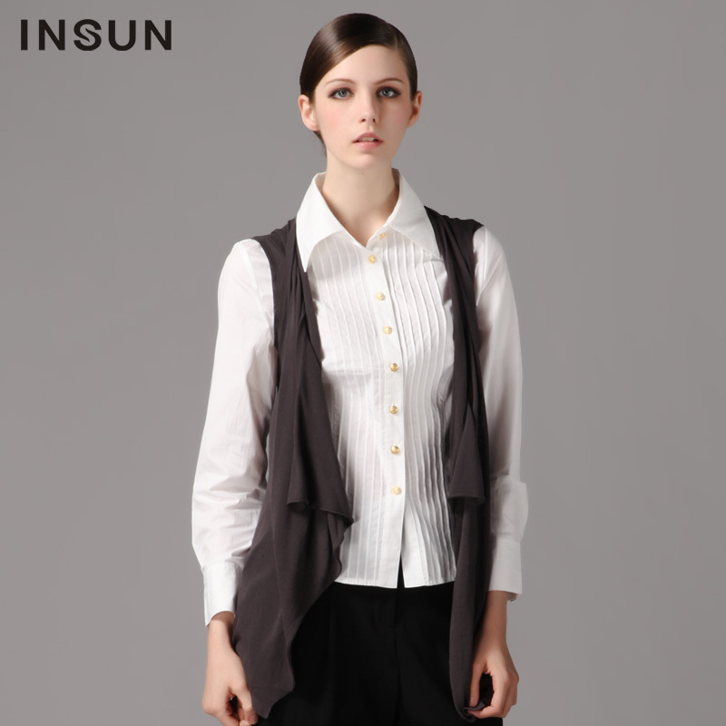 Insun 2012 autumn brief fashion wool knitted cardigan 90306120