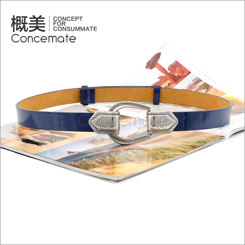 Intellectuality fashion japanned leather belt women's strap casual all-match c283