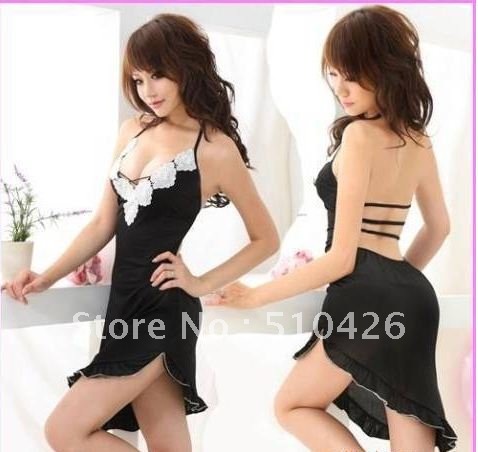 Interest sleep skirt/sexy beauty long skirt appeal underwear  free shipping