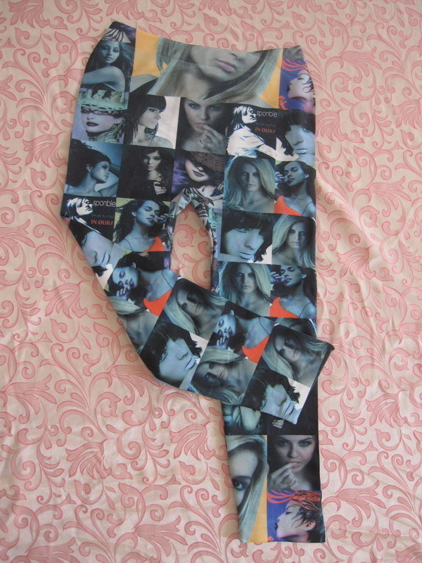 Intergards star head portrait socks slim stovepipe pantyhose 7896