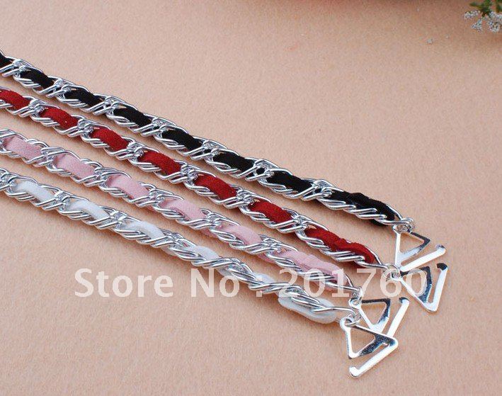 Intimates Accessories Leather Metal weave bra strap bra straps Shoulder Straps 10pcs/lot mix order free shiping