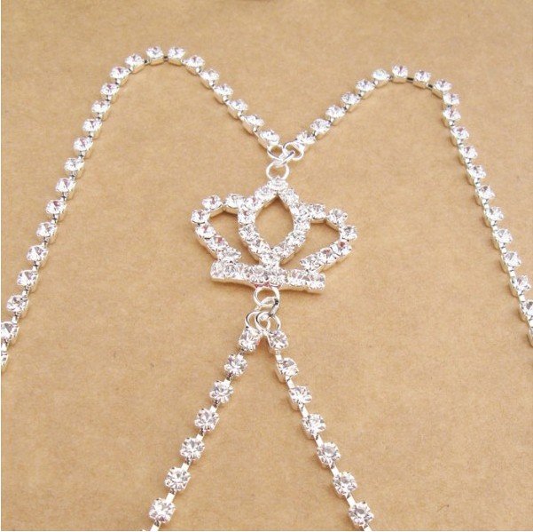 Intimates Accessories Sexy summer crystal metal bra belt strap Bras accessories 10pcs/lot mix order free shiping