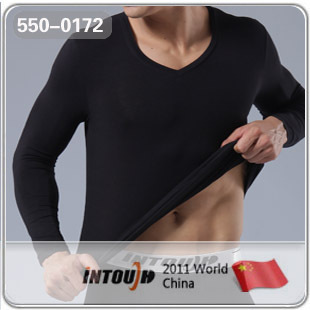 Intouch underwear modal V-neck long-sleeve top long johns cotton sweater 550 - 0172
