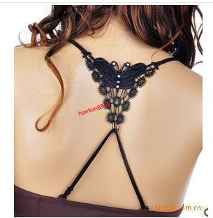 Invisible aglet underwear aglet bra straps aglet cross