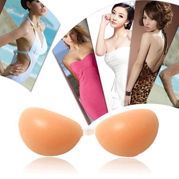 Invisible Self Adhesive Strapless Backless Silicone Breast Bra Pad 4 Cup A1361