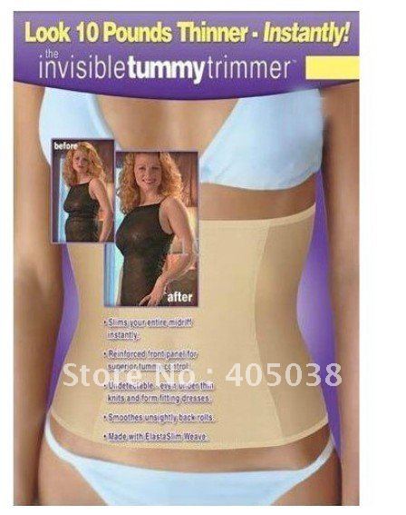 Invisible Tummy Trimmer Instant Body Shaper Girdle Corset Slimming Belt Cincher