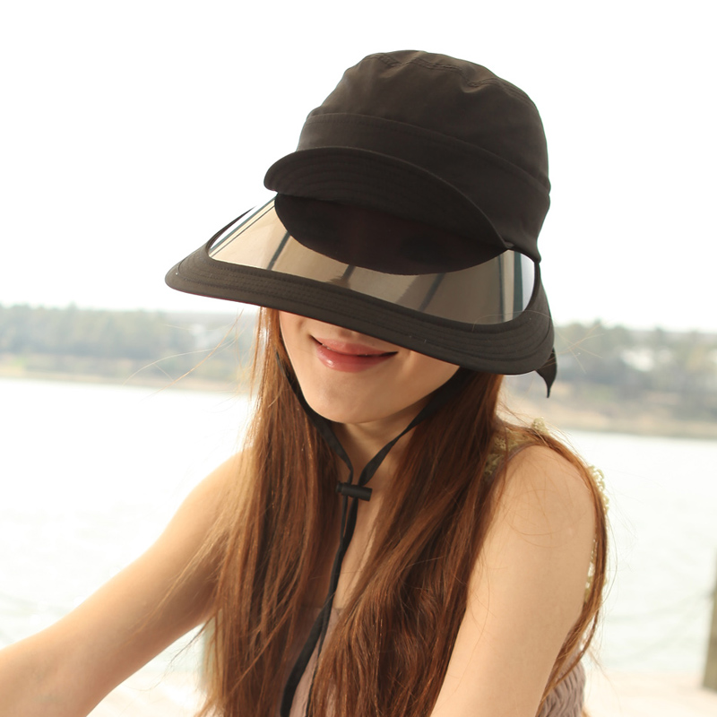 Iron mask 2013 women's sunbonnet anti-uv sunscreen sun hat large-brimmed hat