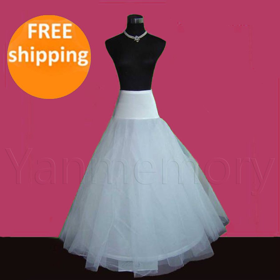 Ivory Corset Lycra Waistband 1-Hoop Wedding Dress Petticoat Underskirt Slip