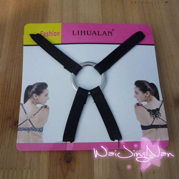 J107 black classic metal ring back cross shoulder strap pectoral girdle underwear belt,20pcs/lot,wholesale,Free shipping