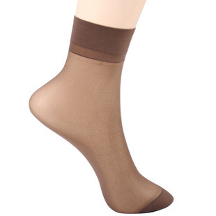 J12083 LANGSHA short stockings women's ultra-thin transparent Core-spun Yarn short socks 5 double