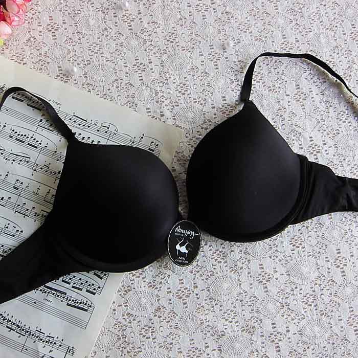 J2 single-bra cubus glossy thick thin push up underwear bra 80ab