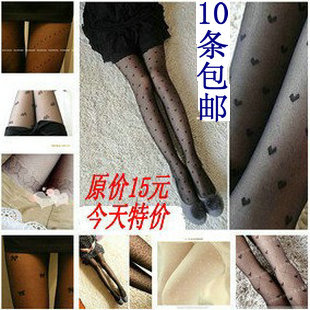 Jacquard stockings ultra-thin pantyhose legging socks 10